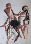 Tanz - Tusche und Bleistift auf Papier - 61 x 43 cm - 2012